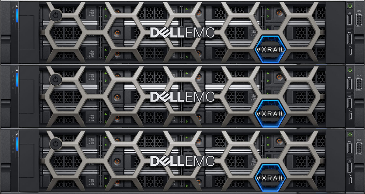 Equipos DellEMC VxRail apilados
