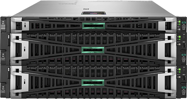 Servidores HPE apilados